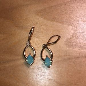 Hang down earrings